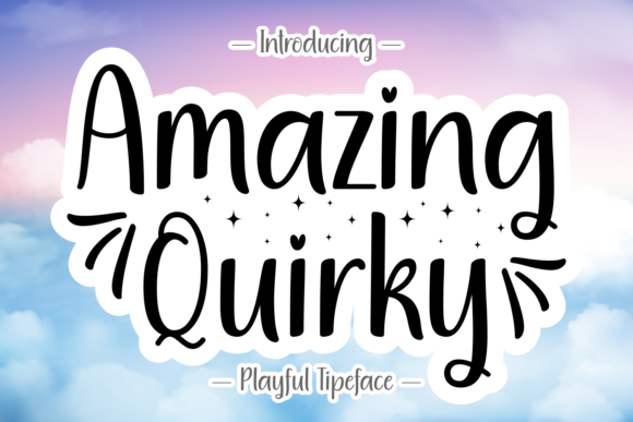 Amazing Quirky: Unlocking Playful Creativity with a Handwritten Font