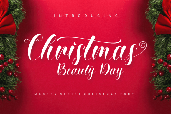 Christmas Beauty Day: A Handwritten Font for Elegant Designs