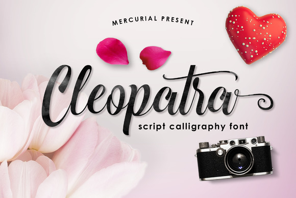 Cleopatra Font: Infusing Modern Calligraphy with Royal Elegance