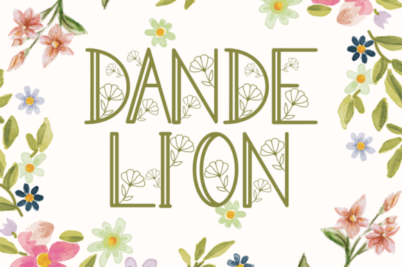 Dandelion: The Delicate Font for Effortless Elegance