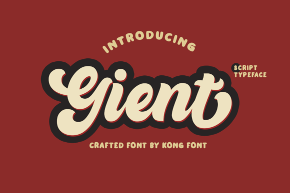 Discover the Playful Charm of the Gient Font
