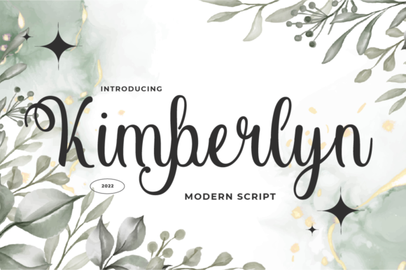 Discovering Kimberlyn: The Elegance of a Modern Script Font
