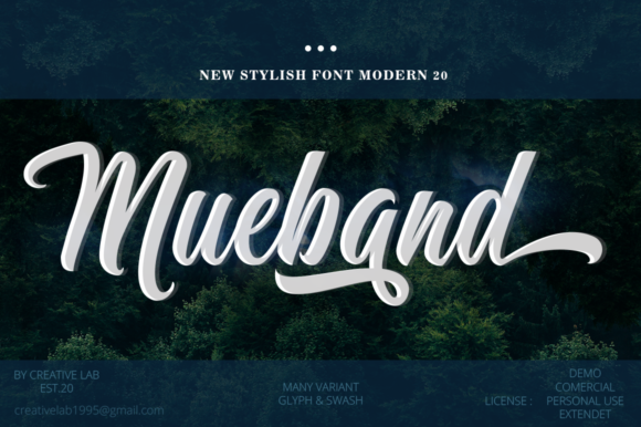 Evaluating Mueband: A Handwritten Font for Professional and Creative Projects