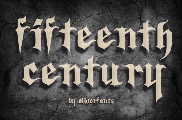 Fifteenth Century: A Timeless Blackletter Font for Bold, Authentic Designs