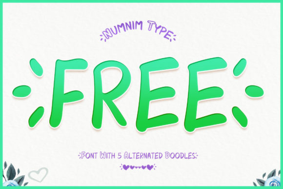 Free Font: A Whimsical Typeface for Modern Creations