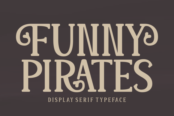 Funny Pirates: A Serif Font with Charm and Character