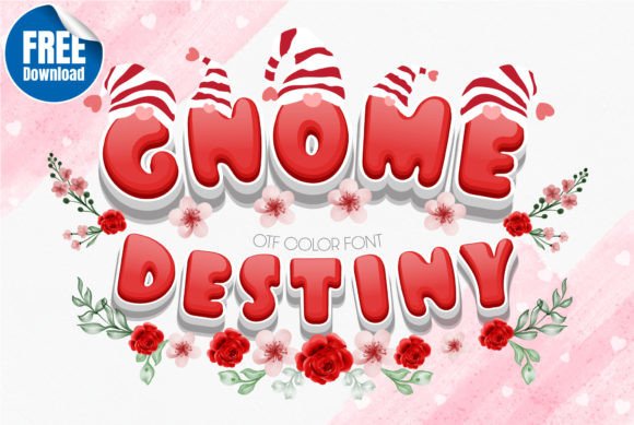 Gnome Destiny: A Colorful Font for Charming Designs