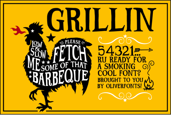 Grillin: Igniting Creativity with a Powerful Display Font