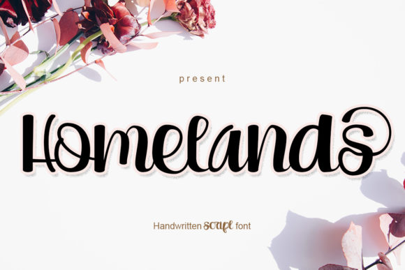 Homelands: The Sweet Calligraphy Font That Dances on Your Page