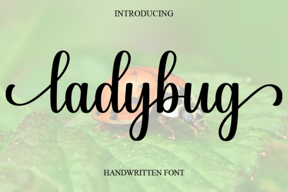 Ladybug: The Sweet Handwritten Font That Brings Joy to Your Designs