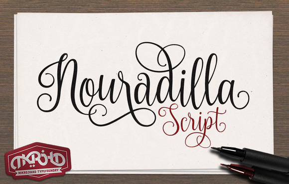 Nouradilla Script Free Version: An Elegant Handwriting Font for Creative Projects