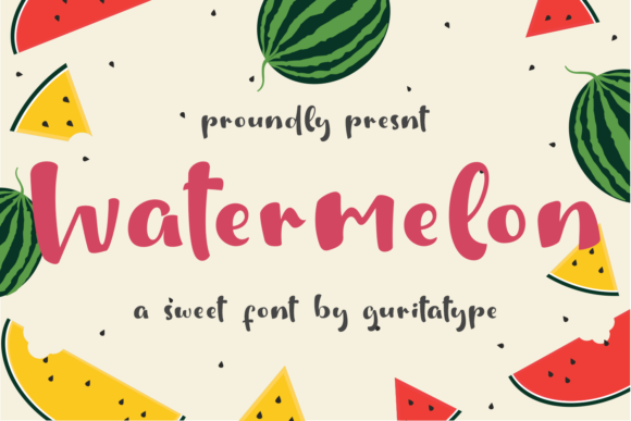 Watermelon: A Script Font for Modern Creative Projects